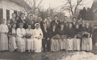 Darab Margit és Bertók József esküvője