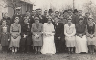 Esküvői kép 1952-ből