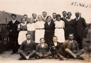 Színjátszó csoport 1934-ből